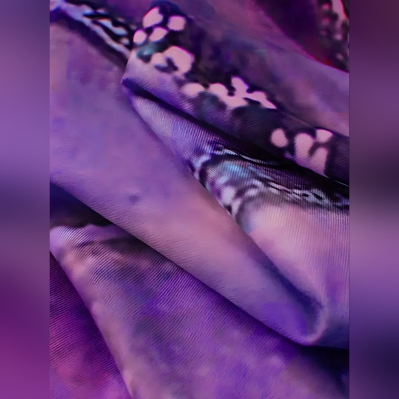 NEW Marble Print V Neck Tank Top L or XL - Picture 5 of 5